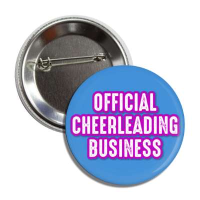 official cheerleading business button