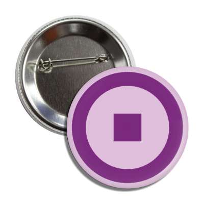 purple stop symbol music movies button