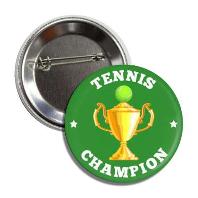 tennis champion trophy tennis ball button