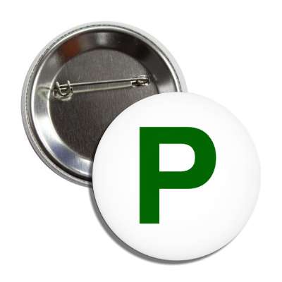 p symbol button