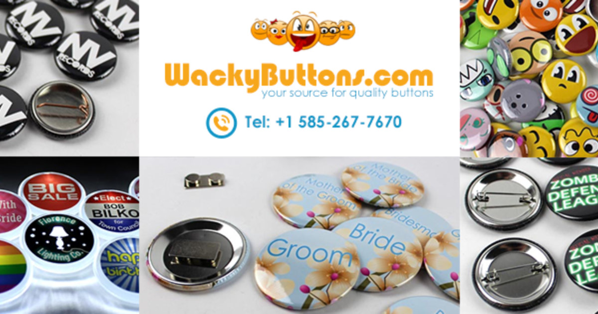 Custom Pin Back Buttons